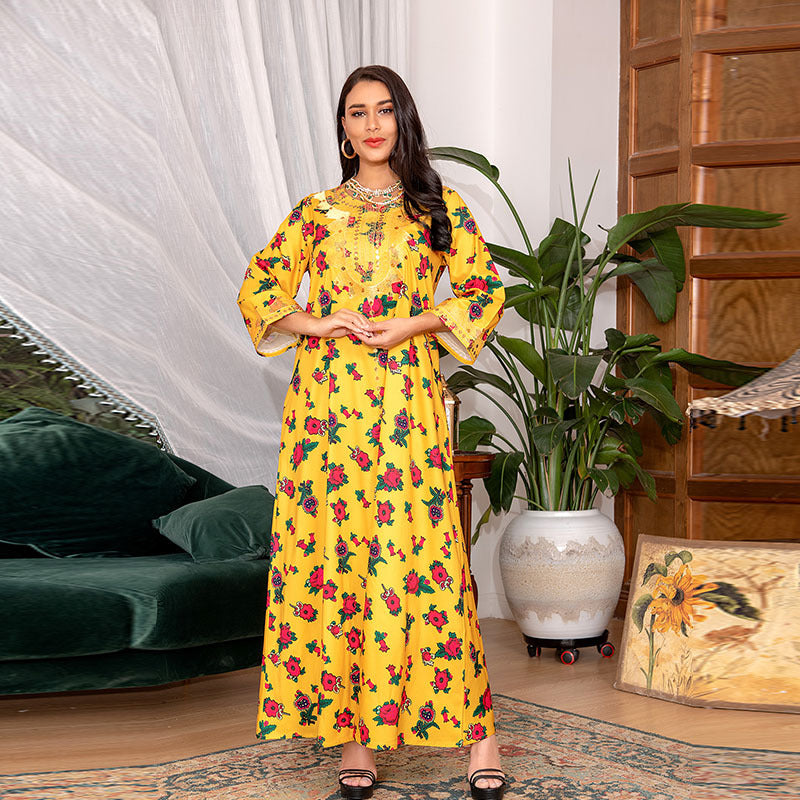 Middle East Women's Dubai Muslim Women's Dress