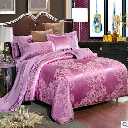 Luxury European Bedding Satin Jacquard Modal Cotton Tencel Set