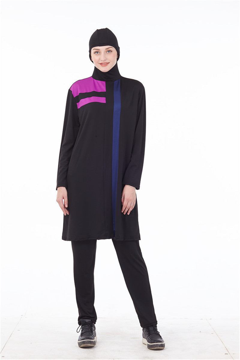 Muslim One Piece Swimsuit Women's Long Sleeve Swimsuit