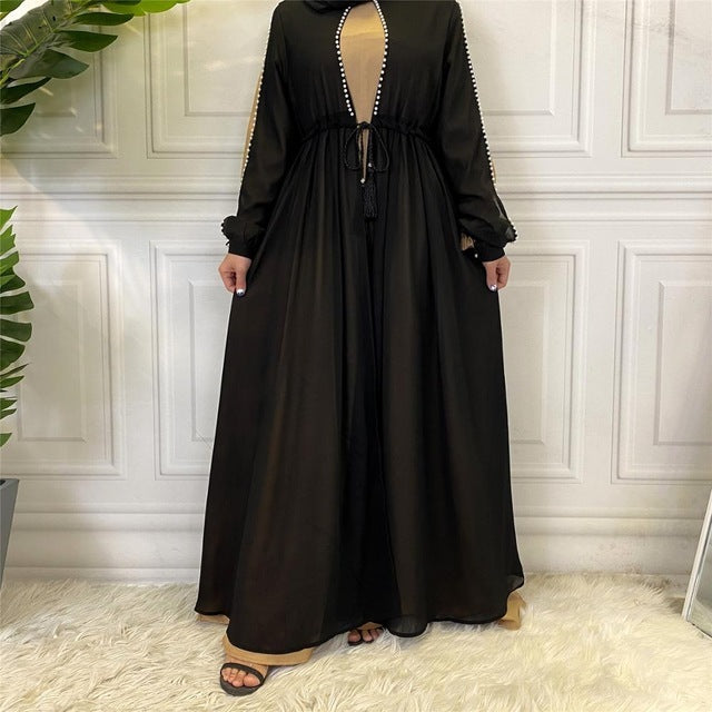 Latest High Quality Dress For Muslim Women Robe Femme Hiver