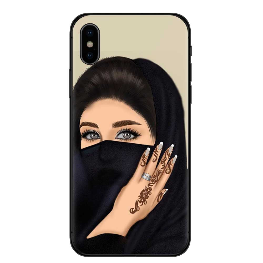 Islamic hijab veil girl phone case