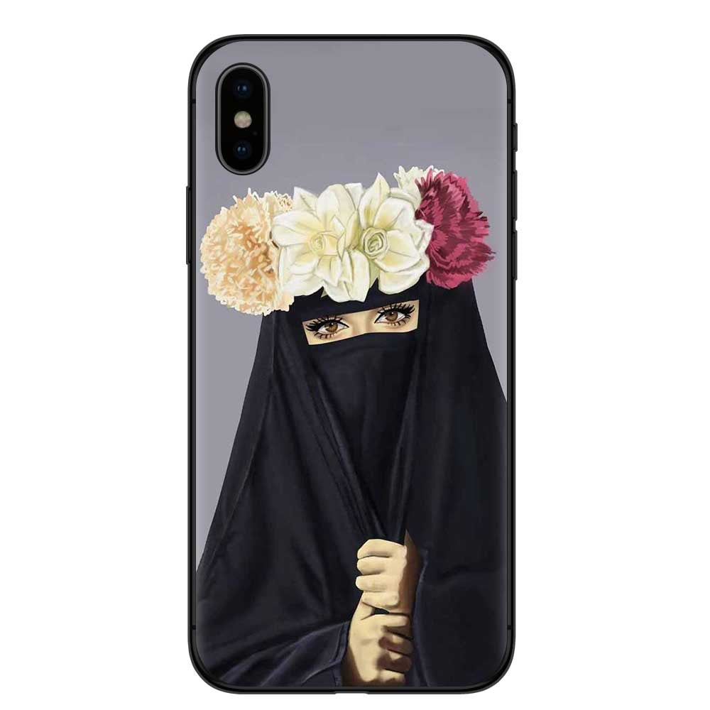 Islamic hijab veil girl phone case