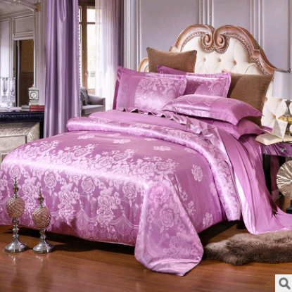 Luxury European Bedding Satin Jacquard Modal Cotton Tencel Set