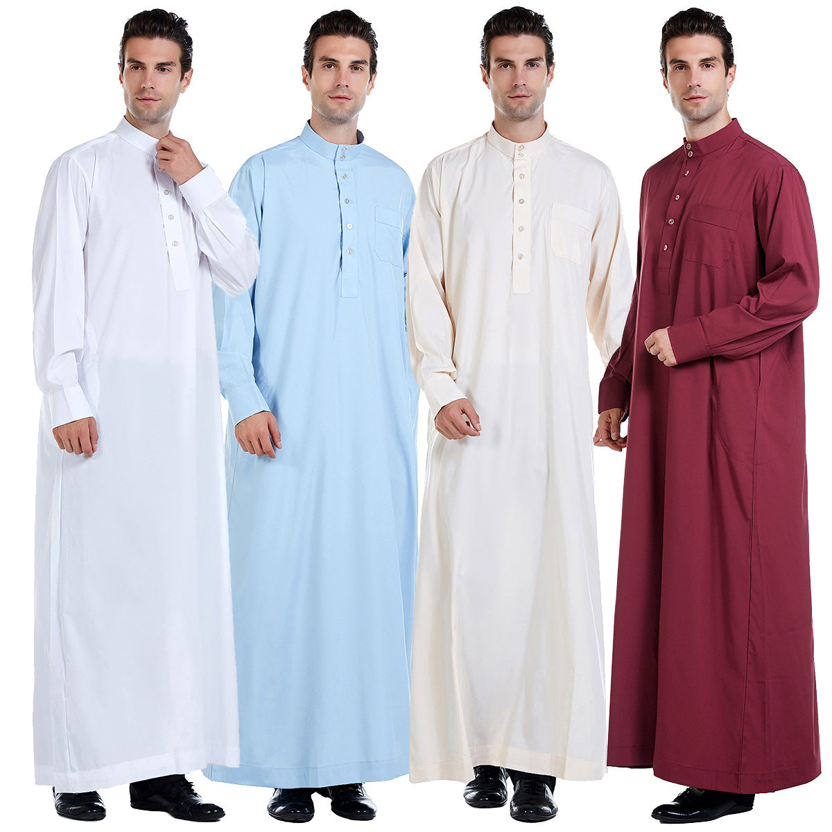 Muslim Arab Middle Eastern Men's Robe, Thobe