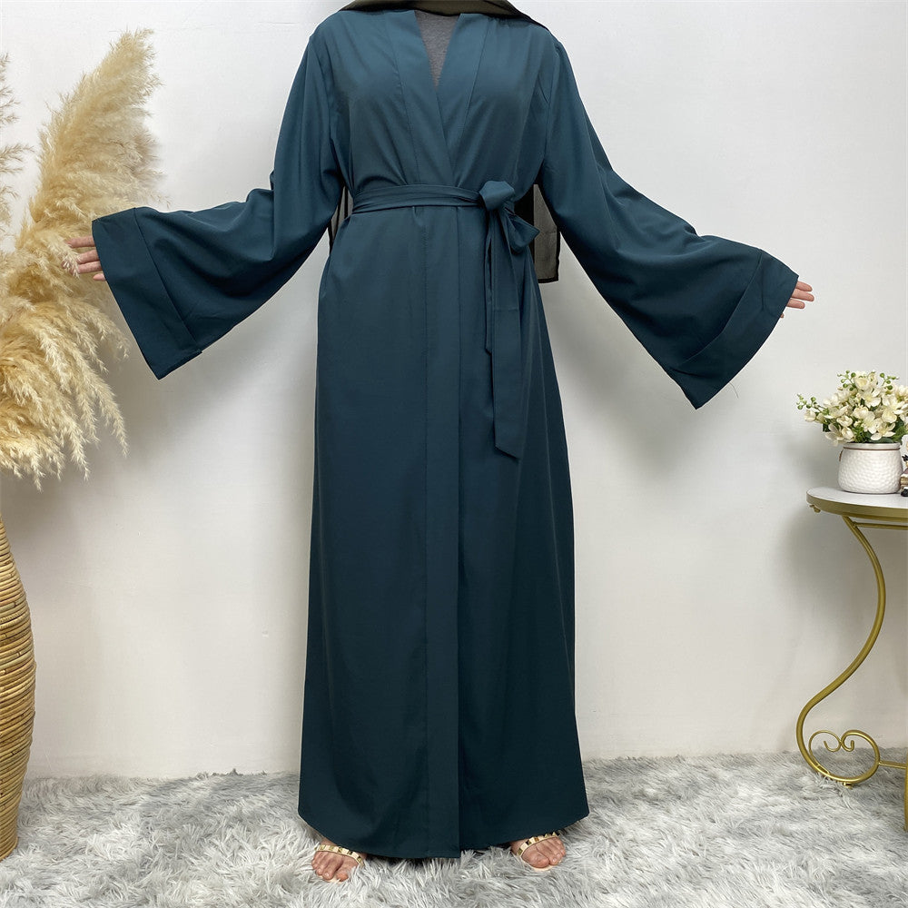 Fashion Solid Color Robe Ladies Cardigan