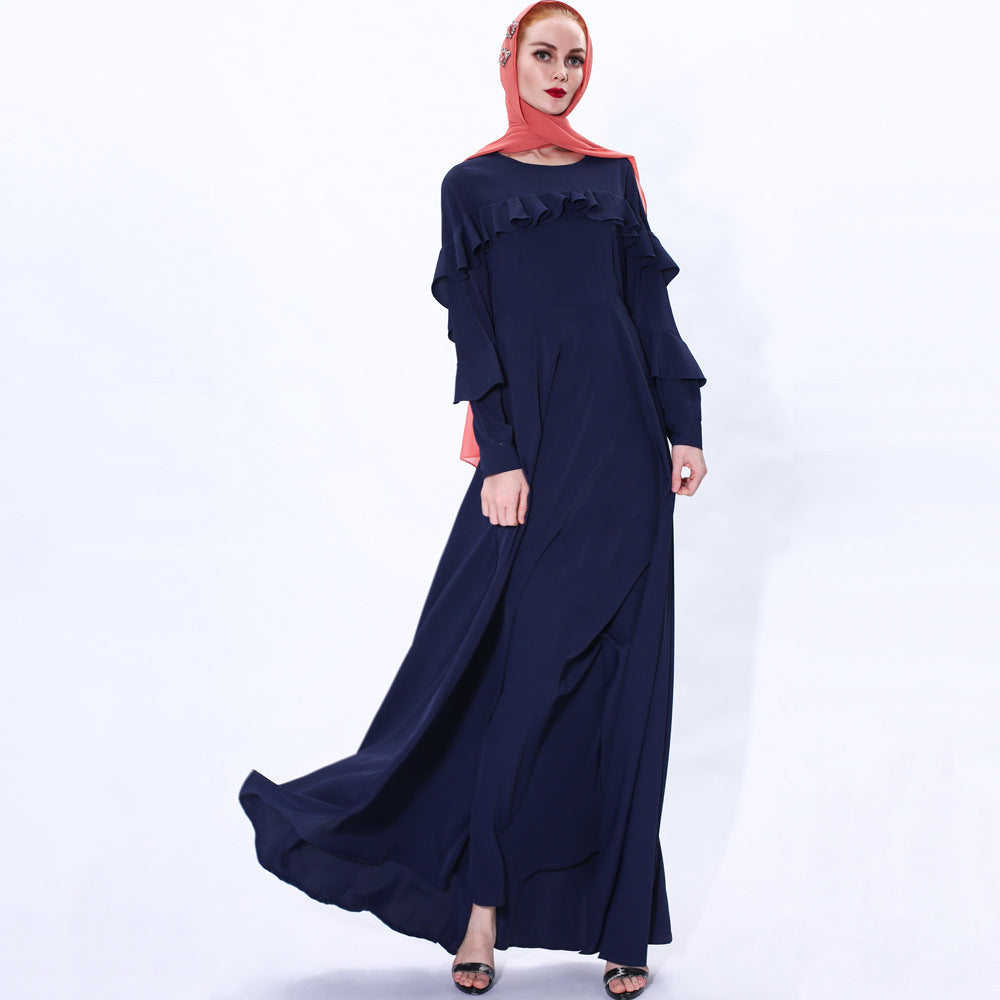 Fairy Long Skirt Muslim Women's Dress With Big Swing