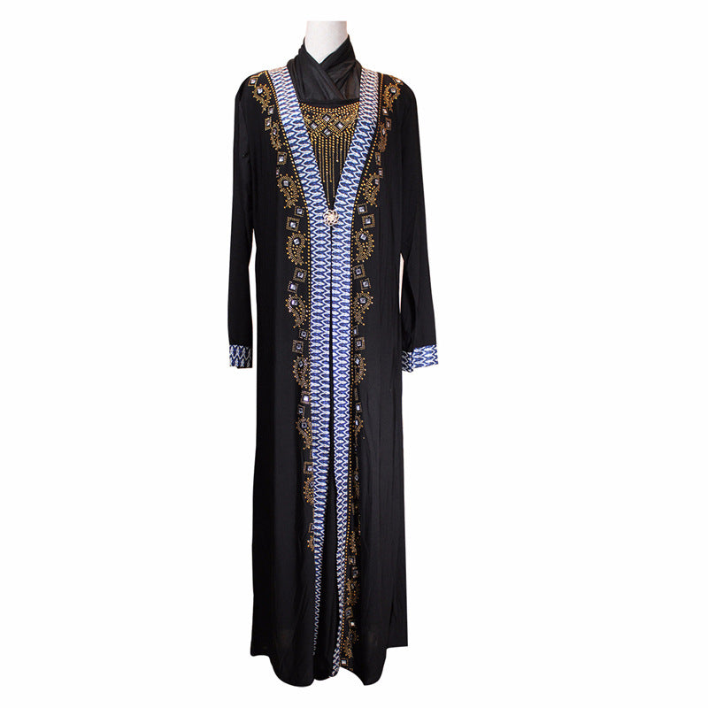 Muslim Ramadan fashion beaded dress