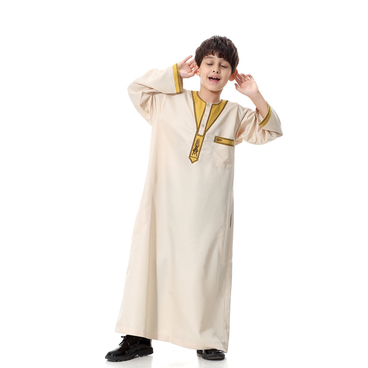 Middle East Youth Boy Robe/Thobe Ethnic Style African Ethnic Style