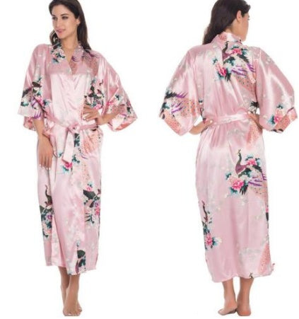 Satin Robes for Brides Wedding Robe Sleepwear Silk