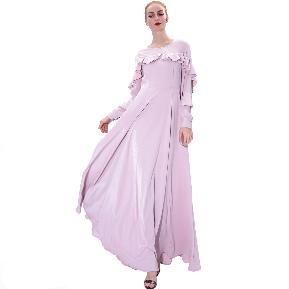 Fairy Long Skirt Muslim Women's Dress With Big Swing