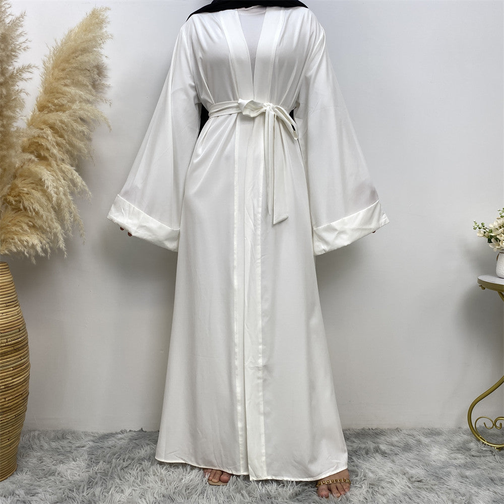 Fashion Solid Color Robe Ladies Cardigan