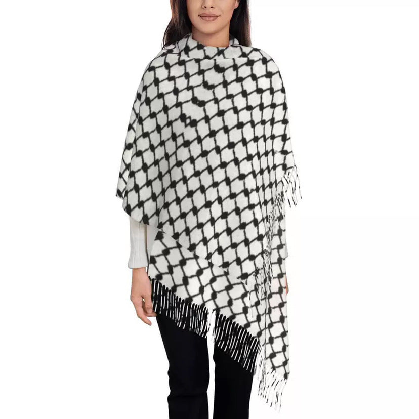 Arab Polyester Scarf Ethnic Style