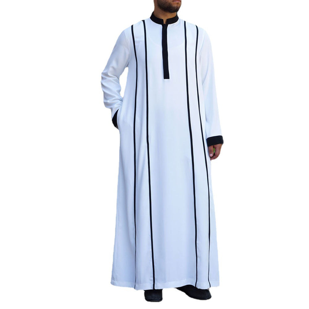 White European And American Four Seasons Universal Color Matching Muslim Robe