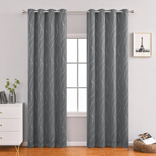 Modern Minimalist Furnishings Decorative Blackout Curtains